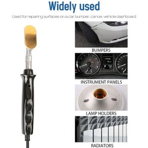 Kit de fer à souder électrique 50W avec 40 tiges et 1 brosse métallique torches de soudage en plastique pour réparation de Surface de pare-chocs de voiture - Product Image 3