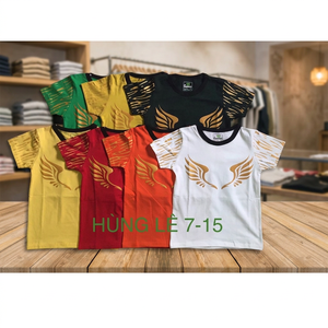 T-shirt personnalisé à manches courtes pour garçons, livraison d'usine, été - Product Image 2