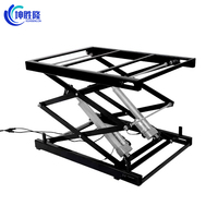 Plateforme élévatrice à ciseaux électrique à double moteur et double couche KUNSHENGLONG KSL-7535-DD2 750*350mm en acier au carbone haute résistance 1005mm