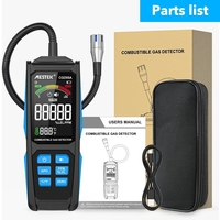 CGD05A Détecteur de gaz combustible numérique à maintien de données 50000 PPM LEL USB type-C charge triple alarme
