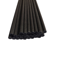 Bâtonnets diffuseurs en fibre douce noire pour diffuseur de parfum d'ambiance, recharge de parfum, 4 mm, 5 mm, 6 mm, 7 mm