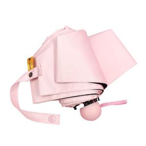 Paraguas Plegable de Cinco Secciones, Tamaño Pequeño, con Estuche, Estructura Metálica, Resistente al Viento y con Protección Solar, de Fábrica China - Product Image 2