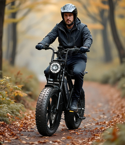 E-bike Off-road <span class=keywords><strong>Vintage</strong></span> da 48V 20" con Motore Potenziato per Maggiore Velocità, Freno Elettronico e Freno a Disco Idraulico Fatbike - Product Image 6