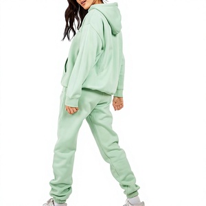 FLY FIT INTERNATIONAL Women's Winter 2-in-1 Active Jogger Tracksuit Custom Logo Options Polyester/Cotton Material Full Sleeves - Product Image 6