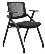 <span class=keywords><strong>Chaise</strong></span> de <span class=keywords><strong>bureau</strong></span> de formation pliante portable confortable <span class=keywords><strong>chaise</strong></span> de conférence de <span class=keywords><strong>bureau</strong></span> en tissu avec tableau d'écriture pour la formation ou les réunions - Product Image 4