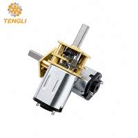 Moteur à engrenages miniature DC Tengli GM12-N20, réduction élevée 1000:1, ultra-basse vitesse 5 tr/min, brosse métallique pour articulation de robot de précision