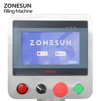 Machine de remplissage automatique de bouteilles de whisky, de spiritueux et de vin ZONESUN ZS-DTGZ400, à 4 têtes, de table, à gravité, à siphon, à débordement
