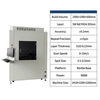 Imprimante 3D industrielle SLA haute précision, mise au point laser variable, structure en granit, résistante à la poussière