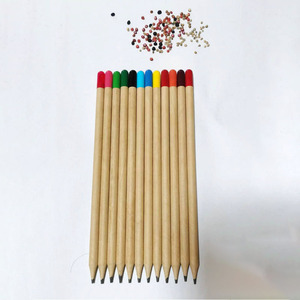 Crayons écologiques en bois avec graines – Créez vos propres crayons personnalisés avec logo OEM pour faire pousser des plantes - Product Image 4