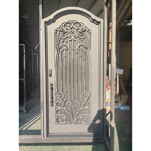 Bouton Canopi de poignée d'armoire carrée de serrure de jante extérieure d'entrée forgée par fonte pour accrocher la porte principale de fer de cloche - Product Image 1