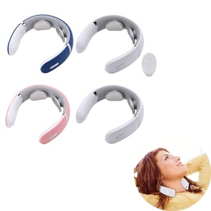 Masseur de cou portable pour les voyages, soins de santé, 2 vitesses de température, 5 modes de massage, chauffant, relaxant - Product Image 1