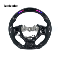Volant en fibre de carbone forgé avec LED RPM pour Lexus IS Series IS250 IS350 ISF RC GSF RX CT LS ES GS entièrement personnalisable