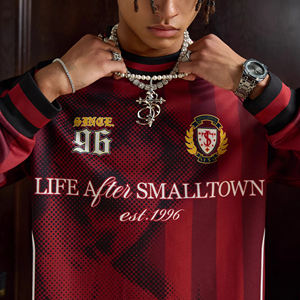 เสื้อกีฬาแบบยั่งยืน สไตล์วินเทจ ปักลายตามสั่ง ออกแบบเฉพาะทีม สะท้อนวัฒนธรรม  เสื้อฟุต<span class=keywords><strong>บอล</strong></span> ฮอกกี้ รักบี้ แบบสวิงแมน - Product Image 5