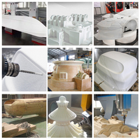 Routeur CNC 5 axes haute vitesse grand format pour projets de sculpture sur pierre monumentale et éléments architecturaux surdimensionnés