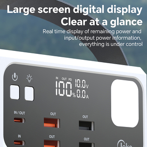 JOKO 2026 รุ่นยอดนิยม แบตสำรองขนาด 120000mAh 20W พร้อมหน้าจอ LCD และไฟฉาย 2-in-1 ชาร์จเร็ว สำหรับกิจกรรมกลางแจ้งและตั้งแคมป์ - Product Image 5