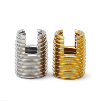 M2 M3 M4 M5 M6 M8 Self Tapping Slotted Thread Sleeve Screw Threaded Insert Slotted Thread Insert