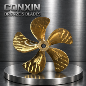 New CCS Certified Bronze 5 Blades Custom Made Drive Marine Propeller for Boat High Performance Ship Propulsion - Product Image 2