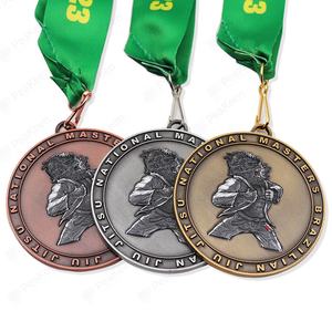 Fabricant Vente en Gros Personnalisé Or Karaté Football Taekwondo Football Marathon Médailles Sports Trophées et Plaques en Métal - Product Image 3