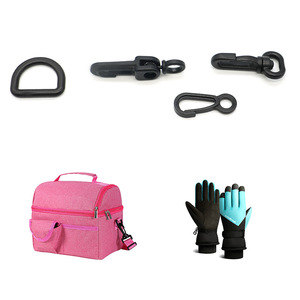 <b>Mini</b> Plastic Hooks <b>Black</b> Clip Buckle Durable Wear Resistant <b>Bag</b> Accessories Spring 2024 - Product Image 2