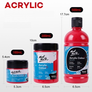 Ensemble <span class=keywords><strong>de</strong></span> peinture acrylique <span class=keywords><strong>Paul</strong></span> Cézanne professionnel 48 couleurs 500 ml pour enfants, sûr et non toxique pour la peinture sur <span class=keywords><strong>toile</strong></span>/verre/papier - Product Image 3