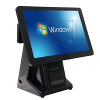 Fenêtres à écran tactile capacitif 15.6 ''Pos Systems avec logiciel Pos pour F & B et Retail Pos Systems