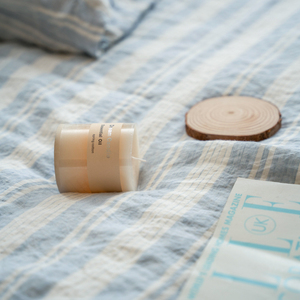 Gots chứng nhận thiết kế sang trọng lanh linen Tấm đặt châu âu linen vải bộ đồ giường Bộ - Product Image 6