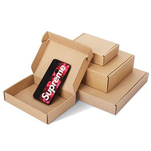 Bán buôn tái chế Nâu giấy kraft sóng hộp bưu phẩm bán buôn vận chuyển máy bay hộp cho quần áo giày vận chuyển - Product Image 3