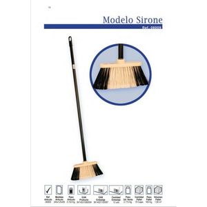 Balai Modelo Sirone 45 pouces Plus, manche noir, poils naturels et synthétiques pour le nettoyage intérieur et extérieur - Product Image 2