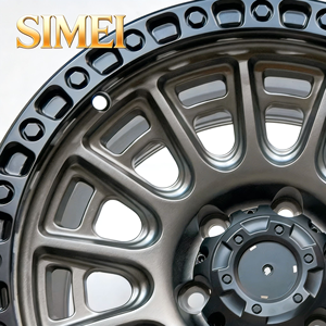 Rueda de Aleación de Aluminio Forjado SIMEI de 17-24 Pulgadas para Range Rover <span class=keywords><strong>Velar</strong></span> SVR, Acabado Negro Satinado, Llanta Forjada Personalizada 6061-T6 - Product Image 6