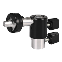 Vente en gros Support de tête de boule pivotante multifonctionnel Type D Support de parapluie Support de Flash pour appareil photo