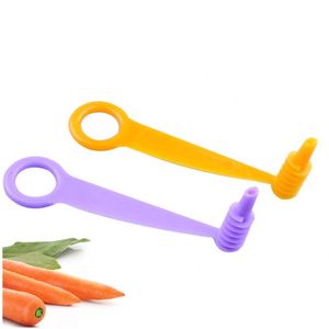 K648 Coupe-légumes manuel en spirale en plastique PP pour pommes de terre, carottes, concombres, couteau en spirale, outils de cuisine - Product Image 6