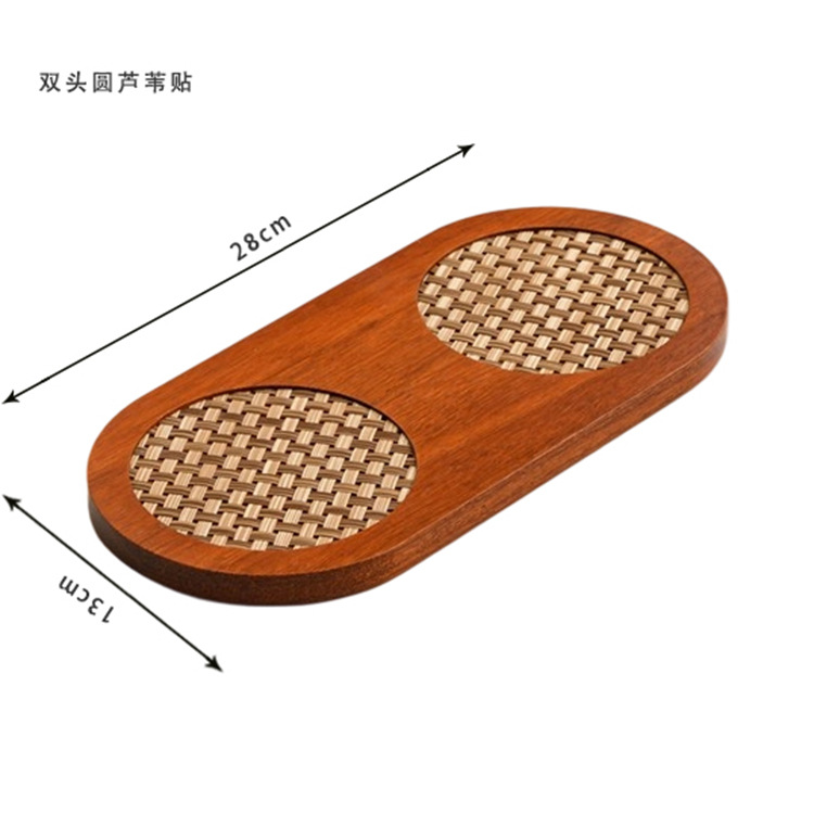 Double-ended round coaster 28*13*1.4