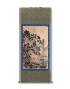 Handcrafted Silk Chinese Landscape <strong>Scroll</strong> Painting <strong>Customized</strong> Art Quality Certified <strong>Wall</strong> Decor - Product Image 2