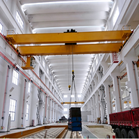 Pont roulant européen à double poutre de 50 tonnes, automatisé par PLC, pour usage intensif, destiné aux aciéries, chantiers navals et centrales électriques