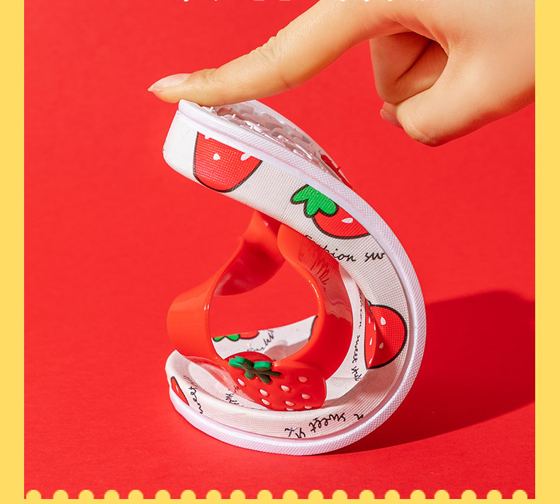 Cute Cartoon Fruit Slippers for Children Indoor Outdoor Beach Flip-Flops Slippers