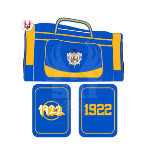 Sigma Gamma Rho Sorority Embroidered Women Polyester Canvas Duffel <b>Bag</b> | SGR Sorority Sublimated Ladies Custom Style Duffel <b>Bag</b> - Product Image 6