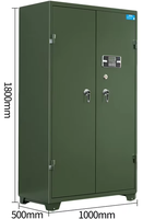 Coffre-fort robuste pour objets de valeur de grande valeur, armoire de sécurité en acier avec serrure numérique électronique et étagère interne, boîte de sécurité pour argent