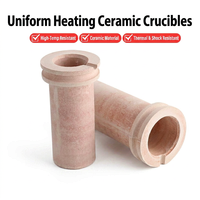 Crucible en céramique robuste pour four de fusion haute température, à double anneau cuivre-aluminium, équipement expérimental pour bijouterie