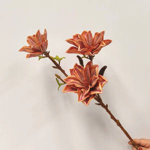 Orquídeas <span class=keywords><strong>Dendrobium</strong></span> artificiales de seda para decoraciones de bodas y decoraciones para el hogar Flor preservada - Product Image 3