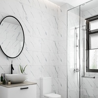 Autocollant mural et de sol pour salle de bain en PVC 3D, mousse XPE auto-adhésive, à peler et coller, moderne, antistatique, imperméable, insonorisant