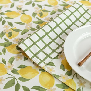 Custom Color Double Sided Fabric <b>Placemat</b> Durable Stitching Table Mat For Professional Hospitality Kitchen Operations - Product Image 1