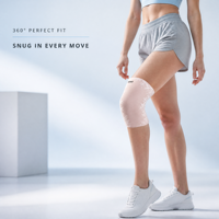 Manchon de compression réutilisable chaud/froid personnalisé en gel flexible pour le soutien du genou, idéal pour la récupération sportive et le soulagement des douleurs articulaires