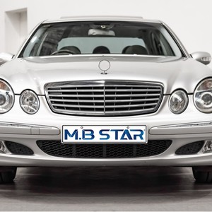 M.B STAR Mercedes-Benz E-Class Front Bumper Grille A2118850053 2002-2008 Plastic Replacement Part - Product Image 1
