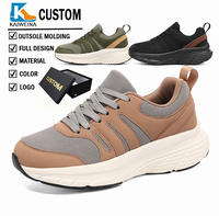 Chaussures de course légères personnalisées pour hommes, vente en gros, baskets de sport respirantes en maille, baskets d'extérieur légères d'usine