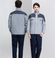Chemises décontractées pour hommes à col mandarin, teintes en fil, respirantes, légères, en sergé polyester/coton, à manches longues, fabrication OEM, fourniture directe usine