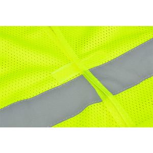 <span class=keywords><strong>Gilet</strong></span> réfléchissant haute visibilité et haute luminosité durable en gros pour la construction routière, vêtement en tissu maillé 100 % polyester - Product Image 4