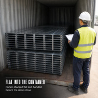 Dalle de plancher composite à nervures ouvertes galvanisée YX51-253-760 pour bâtiment commercial