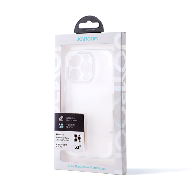 Joyroom Lens Protector Transparent PC+TPU Phone Case for IPhone14 All Series 14D1-14D4