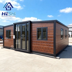Maison préfabriquée extensible en conteneur de 20 pieds et 40 pieds, maison préfabriquée extérieure, appartement pour grand-mère avec 2, 4 ou 5 chambres - Product Image 1