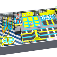 Parc d'attractions intérieur multifonctionnel pour enfants et adultes, trampoline, château gonflable, équipement de terrain de jeu haute capacité, fournisseur